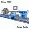 Industrial Horizontal Lathe Machine With 2 Guide Rails For Turning Crankshaft
